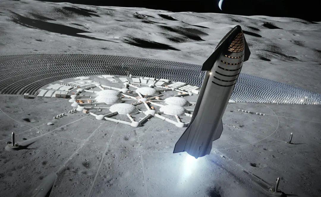 SpaceX 设想的外星基地 SpaceX 设想的外星基地